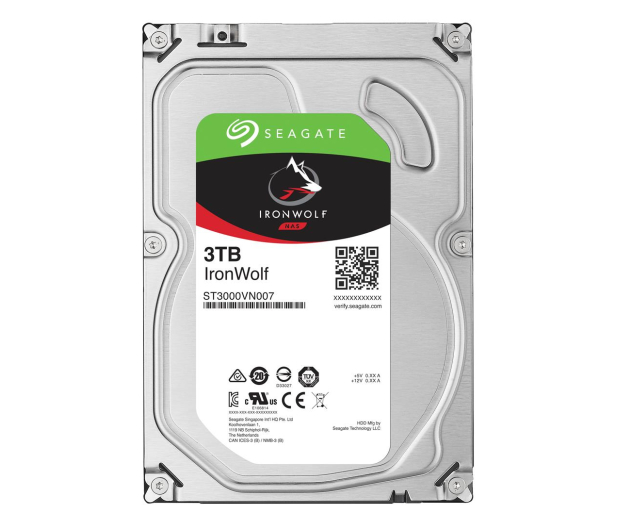 Seagate IRONWOLF CMR 3TB 5900obr. 64MB - 337229 - zdjęcie 2
